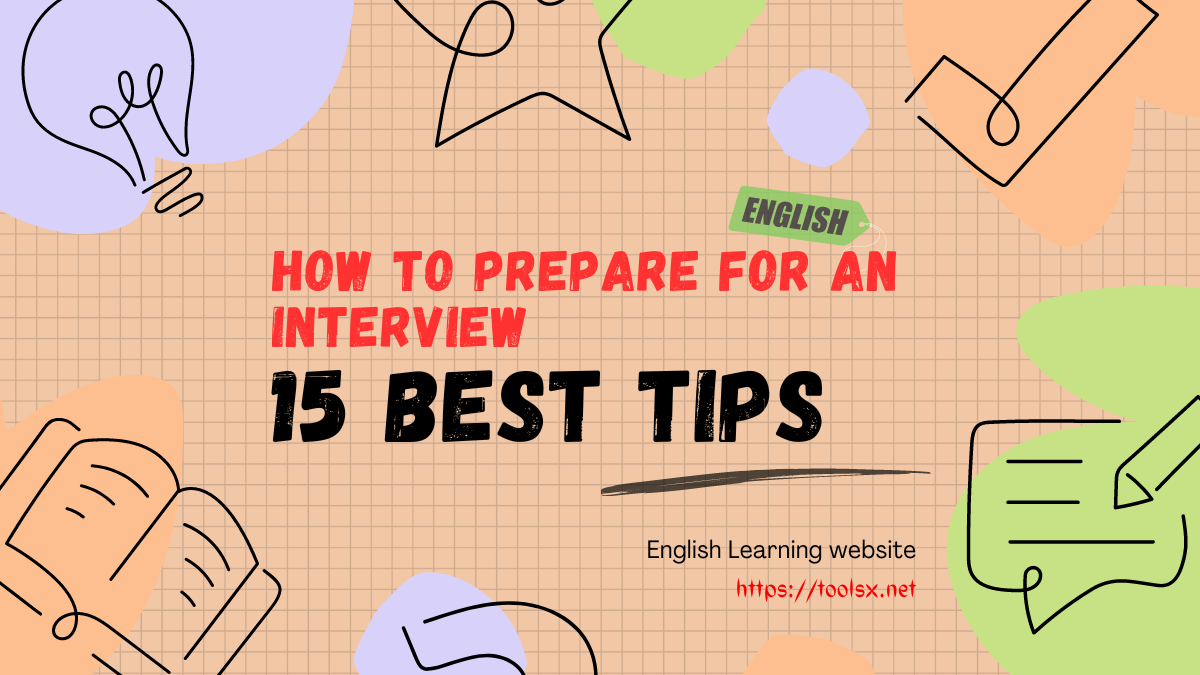 how to prepare for English interview